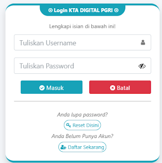 Register PGRI Tuban - Persatuan Guru Republik Indonesia Cabang Tuban